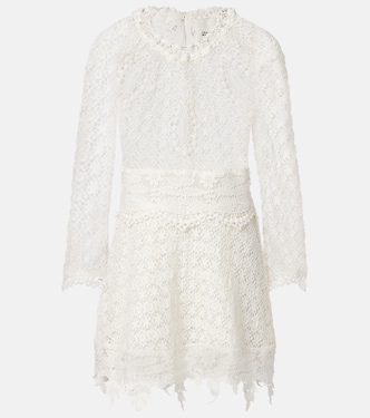 Hizene cotton guipure lace minidress | Isabel Marant