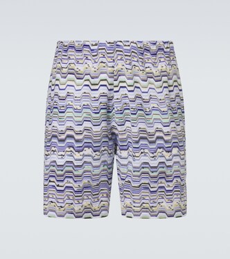 Zigzag cotton shorts | Missoni
