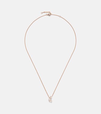 Halskette Serti Sur Vide aus 18kt Roségold mit Diamanten | Repossi