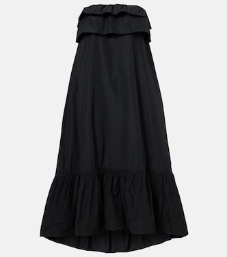 Tiered canvas cocktail dress | Saint Laurent