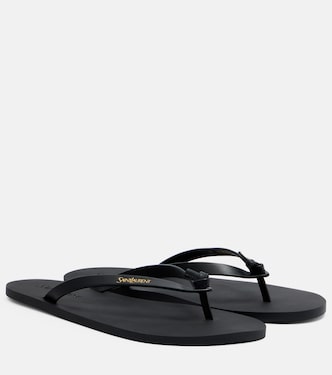 Pool leather thong sandals | Saint Laurent