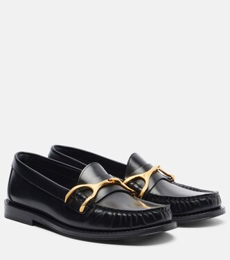 Wishbone leather loafers | McQueen