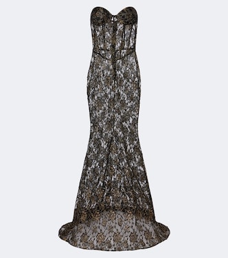 Evelyne lace bustier gown | The New Arrivals Ilkyaz Ozel
