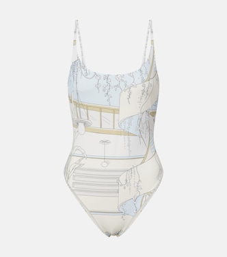 Printed swimsuit  | Tory Burch