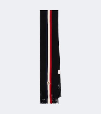 Logo virgin wool scarf | Moncler