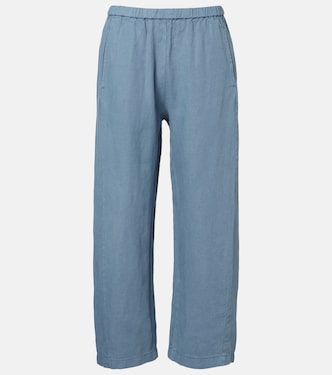 Pantalon ample Celine en lin | Velvet