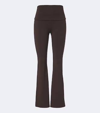 Foldover flared leggings | Norba