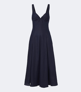 Midikleid Adalee aus Leinen | Faithfull