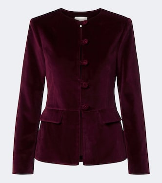 Maria cotton velvet jacket | Posse