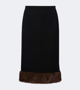 Wool midi skirt | Magda Butrym