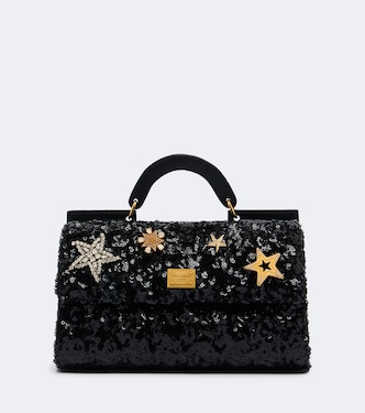 Bolso Sicily Mini con lentejuelas | Dolce&Gabbana