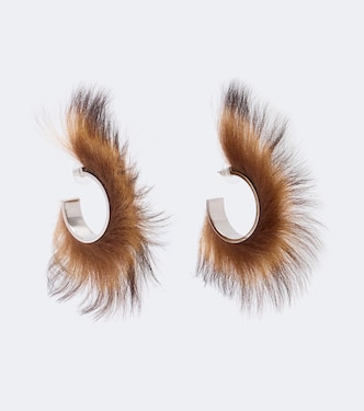 Ohrringe aus Shearling | Acne Studios