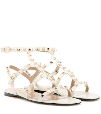 Rockstud leather sandals | Valentino Garavani
