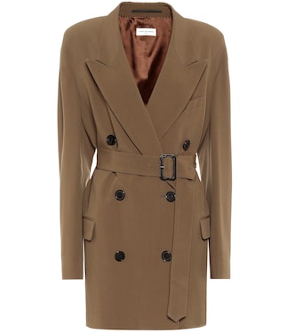 Double-breasted wool blazer | Dries Van Noten