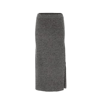 High-rise wool-blend skirt | Altuzarra
