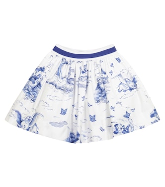 x Disney® printed poplin skirt | Monnalisa