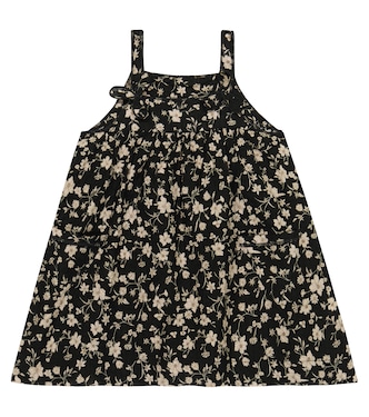 Baby Agave floral cotton dress | Caramel