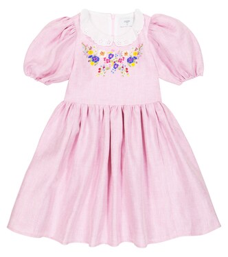 Embroidered linen dress | Paade Mode