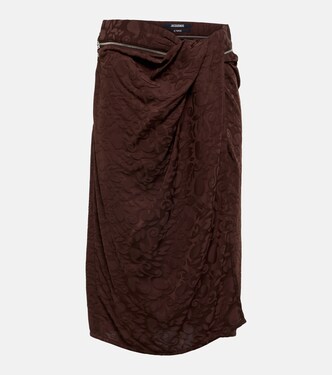 La Jupe Bodri printed wrap skirt | Jacquemus