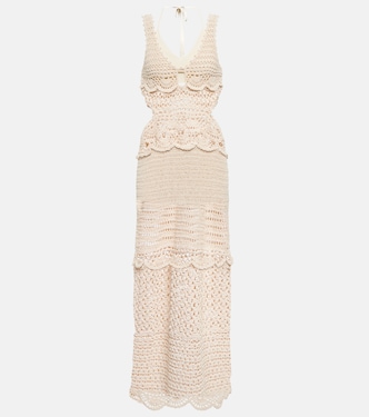 Cory crocheted cotton-blend midi dress | Simkhai