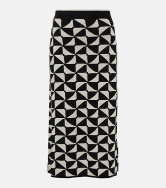 Enza high-rise wool midi skirt | 'S Max Mara