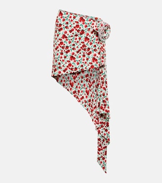 Minifalda con aplicaciones florales | Magda Butrym