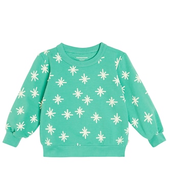Snow cotton jersey sweatshirt | Tinycottons