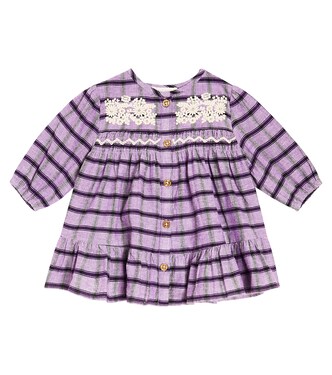 Baby Massilia checked cotton dress | Louise Misha