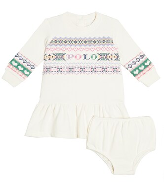 Baby cotton-blend dress and bloomers set | Polo Ralph Lauren Kids