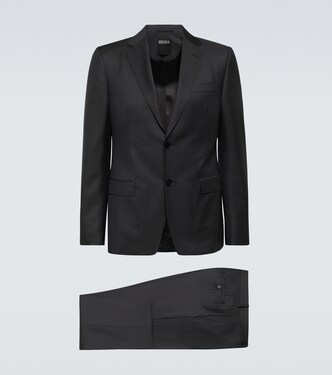 Wool and mohair canvas suit | Zegna