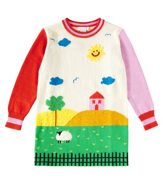 Robe pull en coton et laine | Stella McCartney Kids