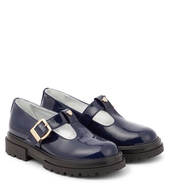 T-bar patent leather flats | Monnalisa