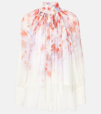Crush Smock floral blouse | Zimmermann