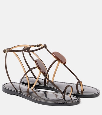 Cairo embellished leather sandals | Amanu