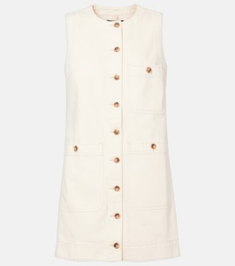 فستان قصير من الدنيم Oakley | Veronica Beard