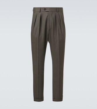 Stafford virgin wool straight pants | Loro Piana
