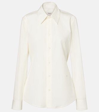 Belted cotton poplin shirt | Tod's