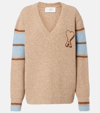Pull Ami de Cœur en laine et alpaga mélangés | Ami Paris