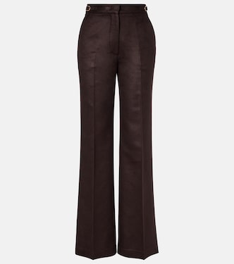 Pantalones flared Vesta de seda | Gabriela Hearst