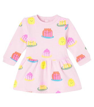 Baby printed cotton jersey dress | Stella McCartney Kids