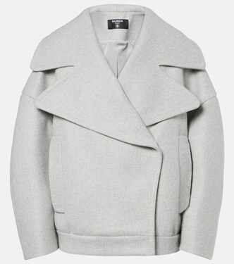 Oversize-Peacoat aus Wolle und Kaschmir | Balmain