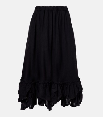 Wool-blend midi skirt | Noir Kei Ninomiya