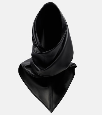 Leather hood | Nour Hammour