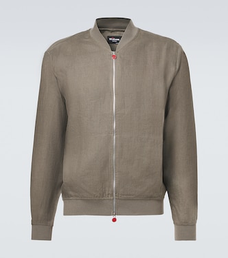 Linen bomber jacket | Kiton