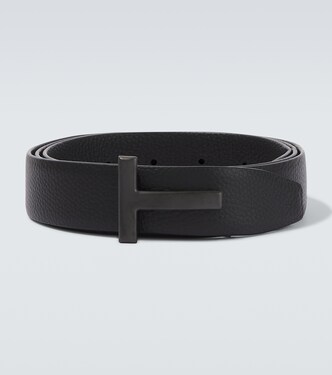 Wendbarer Gürtel T aus Leder | Tom Ford