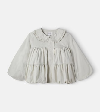 Sandera ruffled cotton jacket | Donsje