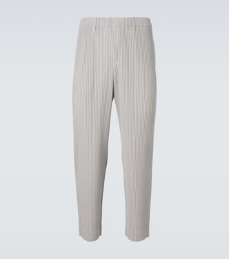 Basics pleated straight pants | Homme Plissé Issey Miyake