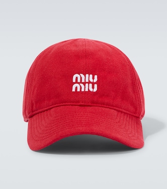 Baseballcap aus Denim | Miu Miu