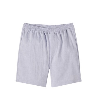 Shorts Plom en mezcla de algodón | Donsje