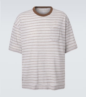 Mondo Border wool and cotton T-shirt | Visvim